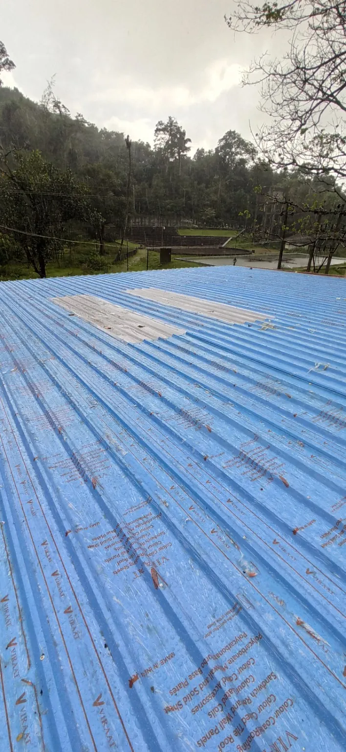 Blue Roofing Sheet for Terrace Roofing in Bengaluru