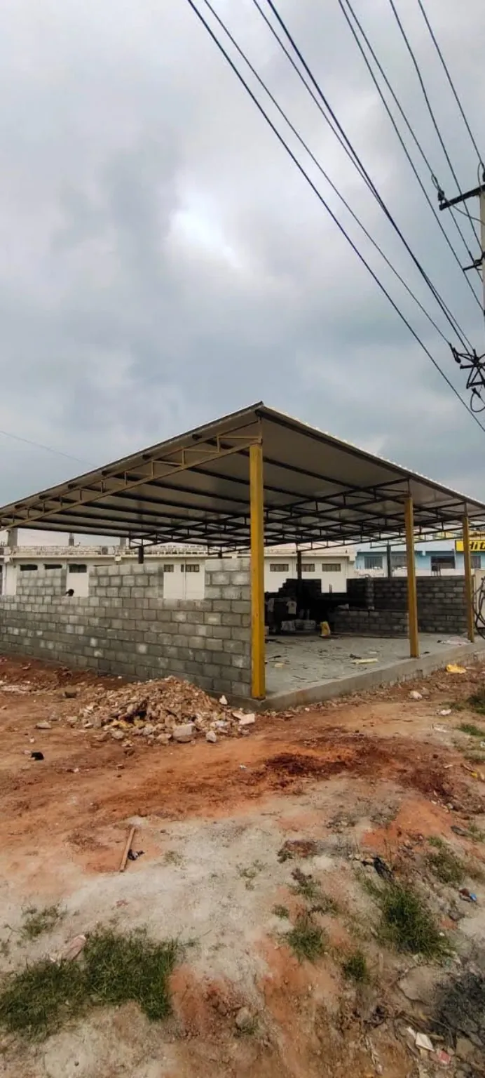 Commercial Open Shed for PUF Roofing in Bengaluru