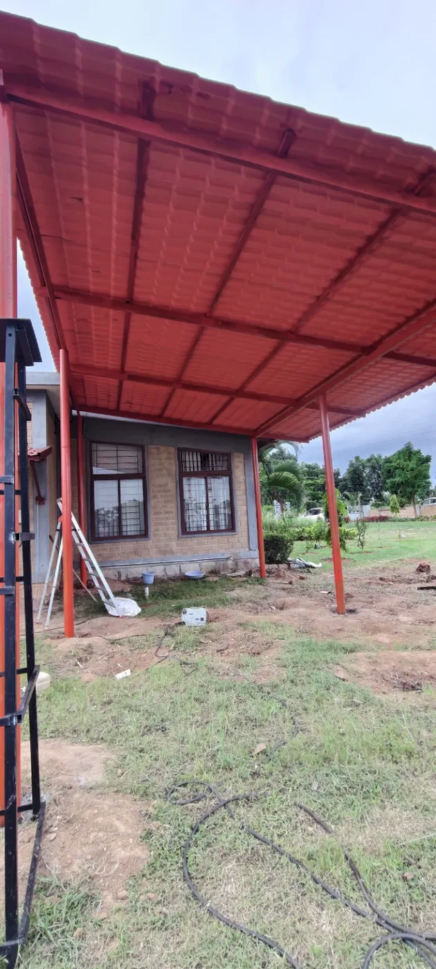 Premium UPVC Parking Shed — Cymmit India — Kunigal, Karnataka