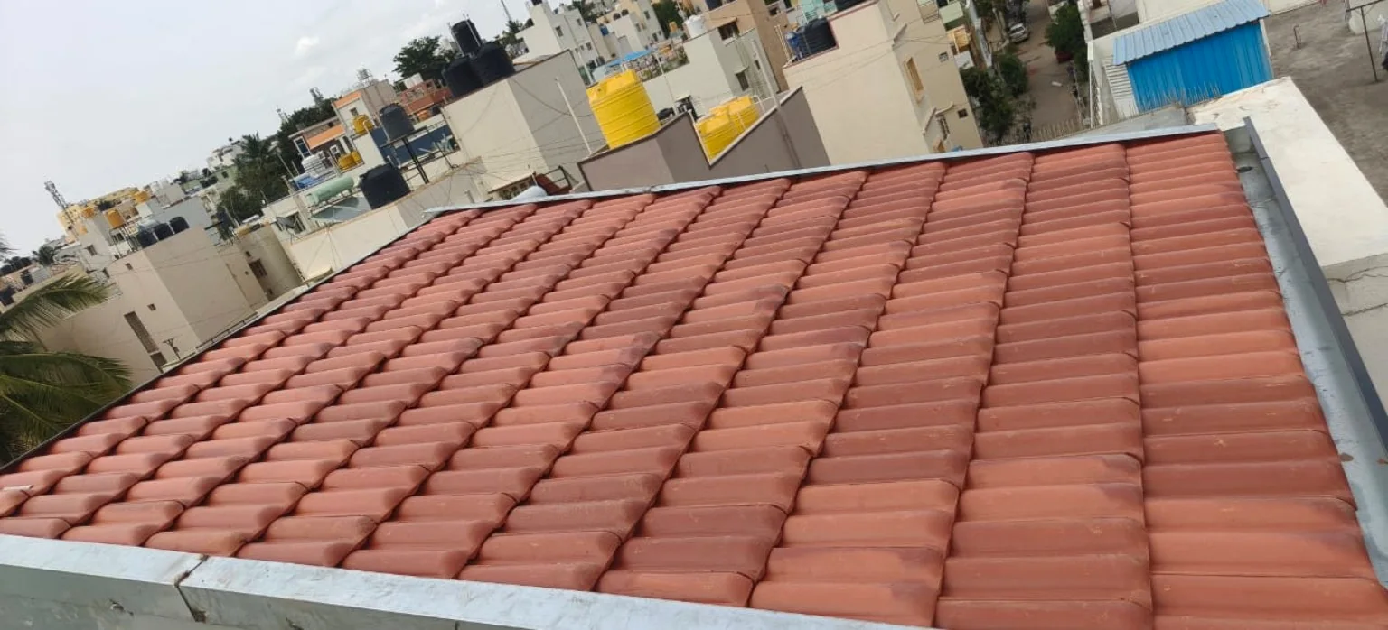 Mangalore Tile Close for Mangalore Tile Pergola in Bengaluru
